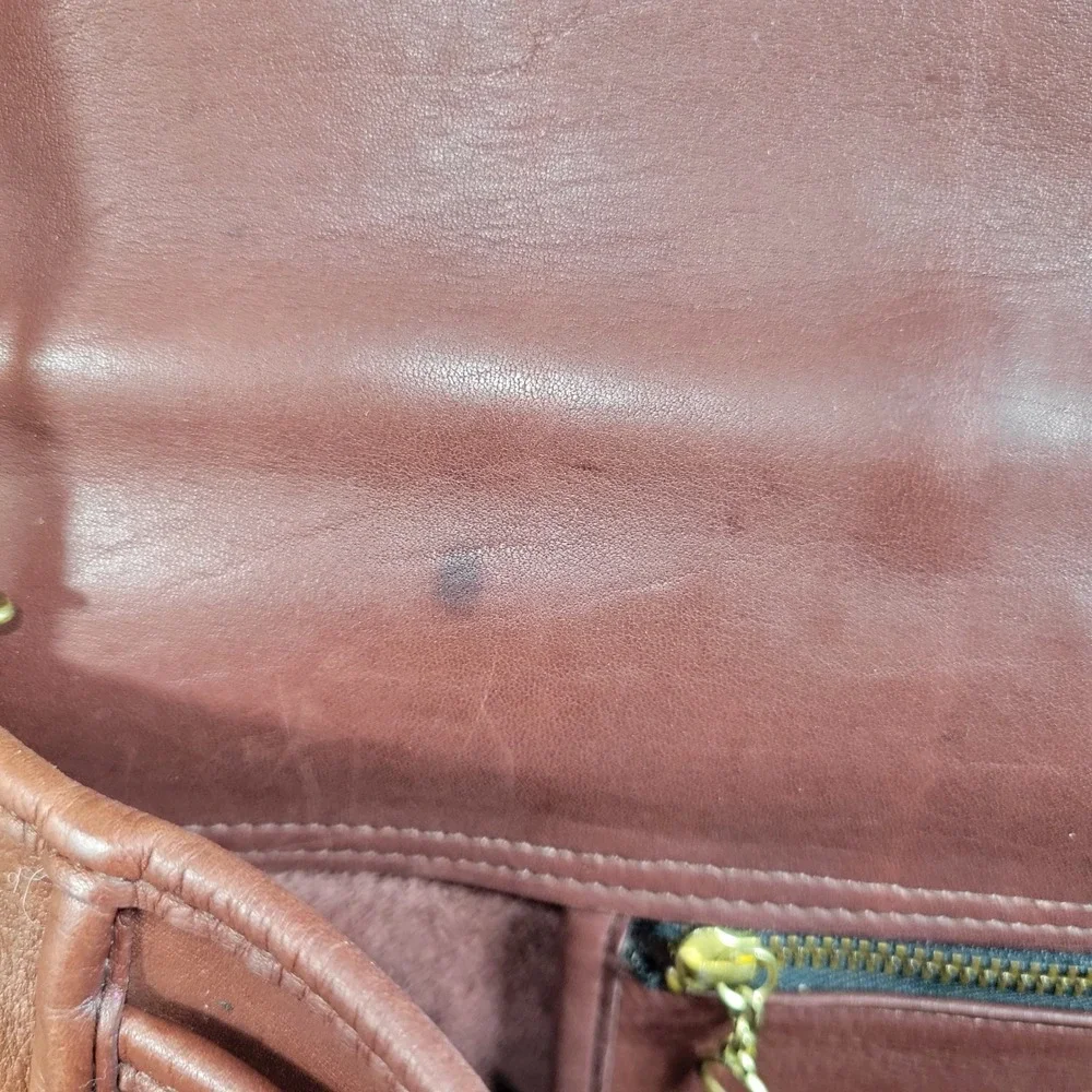 Vintage Coach Lexington Briefcase‎ 1980s-1993 Large Brown Leather Messenger Bag